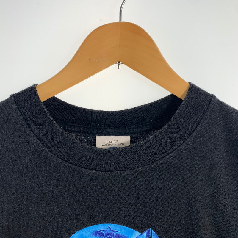 【中古品】【メンズ】 PLANET HOLLYWOOD プラネット ハリウッド 半袖 Tシャツ WALT DISNEY WORLD ディズニー トップス 古着 145-260608-mh-02-fuzh サイズ：L カラー：ブラック 万代Net店