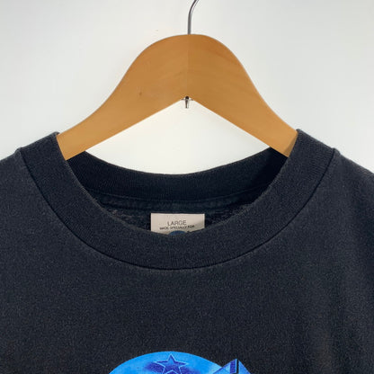 【中古品】【メンズ】 PLANET HOLLYWOOD プラネット ハリウッド 半袖 Tシャツ WALT DISNEY WORLD ディズニー トップス 古着 145-260608-mh-02-fuzh サイズ：L カラー：ブラック 万代Net店