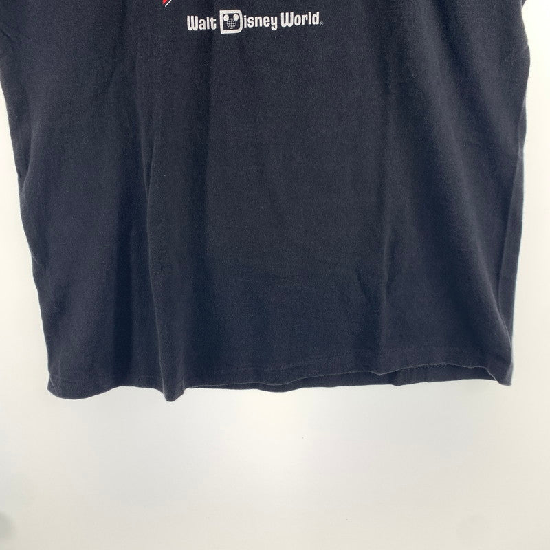 【中古品】【メンズ】 PLANET HOLLYWOOD プラネット ハリウッド 半袖 Tシャツ WALT DISNEY WORLD ディズニー トップス 古着 145-260608-mh-02-fuzh サイズ：L カラー：ブラック 万代Net店