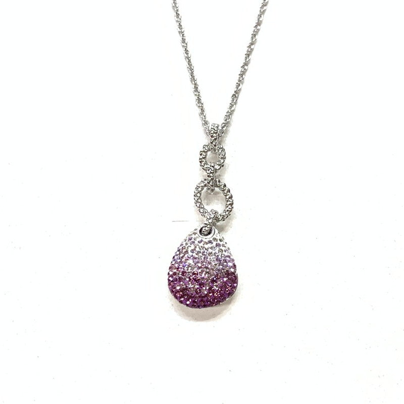 【中古品】【レディース】 SWAROVSKI スワロフスキー ブレスレット ブランド アクセサリー 193-260131-gm-18-fuz カラー：パープル グラデーション 万代Net店