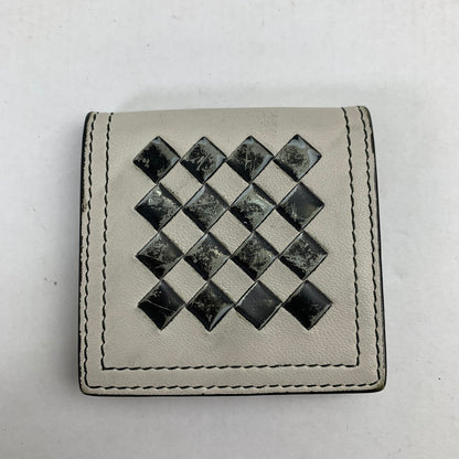 【中古品】【メンズ】 BOTTEGA VENETA ボッテガ・ヴェネタ コインケース WHITE.BLACK/バイカラー ※汚れ.スレ.使用感有 財布 サイフ 181-260917-io-02-fuzh カラー：ホワイトブラック 万代Net店