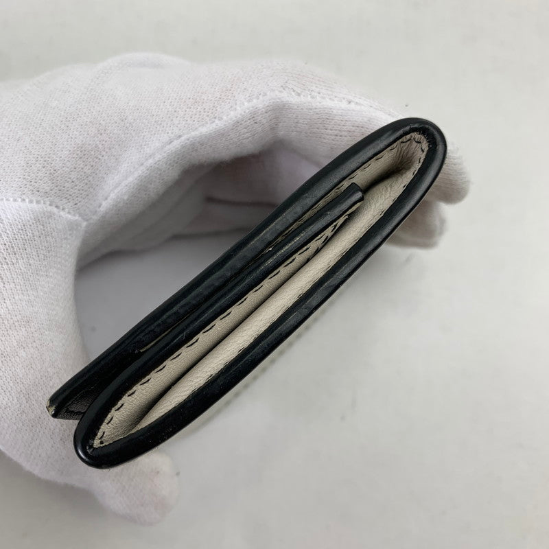 【中古品】【メンズ】 BOTTEGA VENETA ボッテガ・ヴェネタ コインケース WHITE.BLACK/バイカラー ※汚れ.スレ.使用感有 財布 サイフ 181-260917-io-02-fuzh カラー：ホワイトブラック 万代Net店