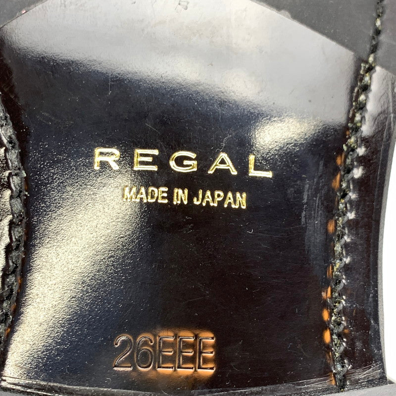 【中古品】【メンズ】 REGAL リーガル プレーントゥ シューズ 本体のみ 革靴 ビジネスシューズ 164-260727-ny-01-fuzh サイズ：26.0cm カラー：ブラック 万代Net店