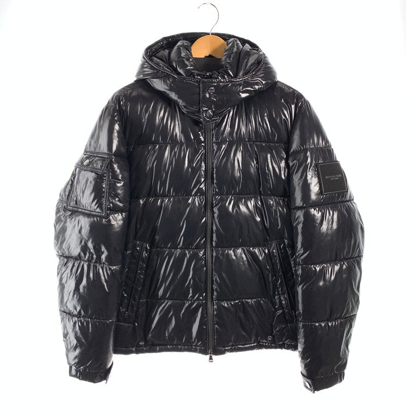 【中古品】【メンズ】 MICHAEL KORS MC69103 NORTHEND QUILTED NYLON PUFFER JACKET マイケルコース 中綿ジャケット ブルゾン ブランド 古着 141-260606-gm-05-fuz サイズ：S カラー：ブラック 万代Net店