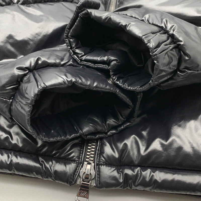 【中古品】【メンズ】 MICHAEL KORS MC69103 NORTHEND QUILTED NYLON PUFFER JACKET マイケルコース 中綿ジャケット ブルゾン ブランド 古着 141-260606-gm-05-fuz サイズ：S カラー：ブラック 万代Net店