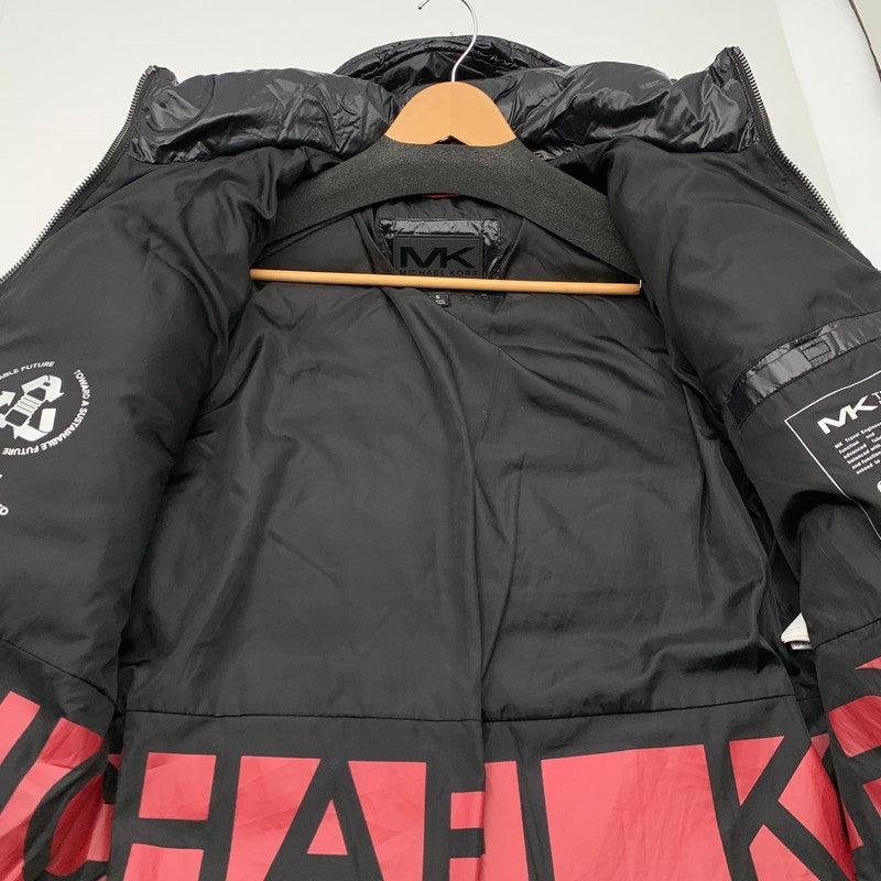 【中古品】【メンズ】 MICHAEL KORS MC69103 NORTHEND QUILTED NYLON PUFFER JACKET マイケルコース 中綿ジャケット ブルゾン ブランド 古着 141-260606-gm-05-fuz サイズ：S カラー：ブラック 万代Net店