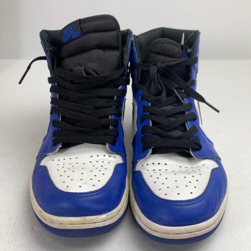 【中古品】【メンズ】 NIKE ナイキ 555088-403 AIR JORDAN 1 RETRO HIGH OGエアジョーダンレトロハイオージーイ GAME ROYAL 箱付属 160-260727-ny-07-fuzh サイズ：28.0cm カラー：ホワイト ブルー 万代Net店