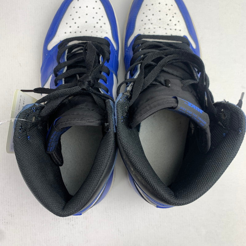 【中古品】【メンズ】 NIKE ナイキ 555088-403 AIR JORDAN 1 RETRO HIGH OGエアジョーダンレトロハイオージーイ GAME ROYAL 箱付属 160-260727-ny-07-fuzh サイズ：28.0cm カラー：ホワイト ブルー 万代Net店