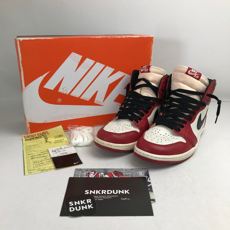 【中古品】【メンズ】 NIKE ナイキ DZ5485-612 AIR JORDAN 1 HIGH OG "LOST & FOUND CHICAGO" エアジョーダン1 ハイ シカゴスニーカー 靴 160-260821-mh-10-fuzh サイズ：28cm カラー：ホワイト レッド 万代Net店