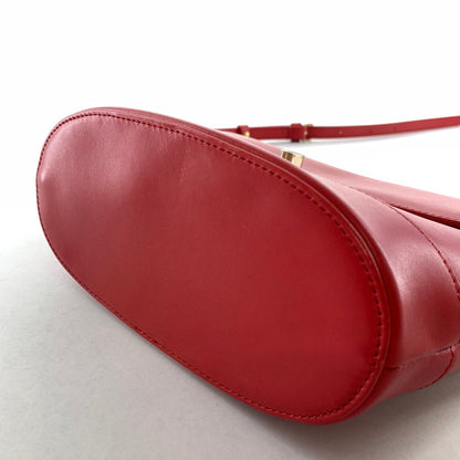【中古品】【レディース】 AGNES B. アニエスベー ショルダーバッグ カラーRED レザー カバン 188-260721-ky-19-fuzh 万代Net店