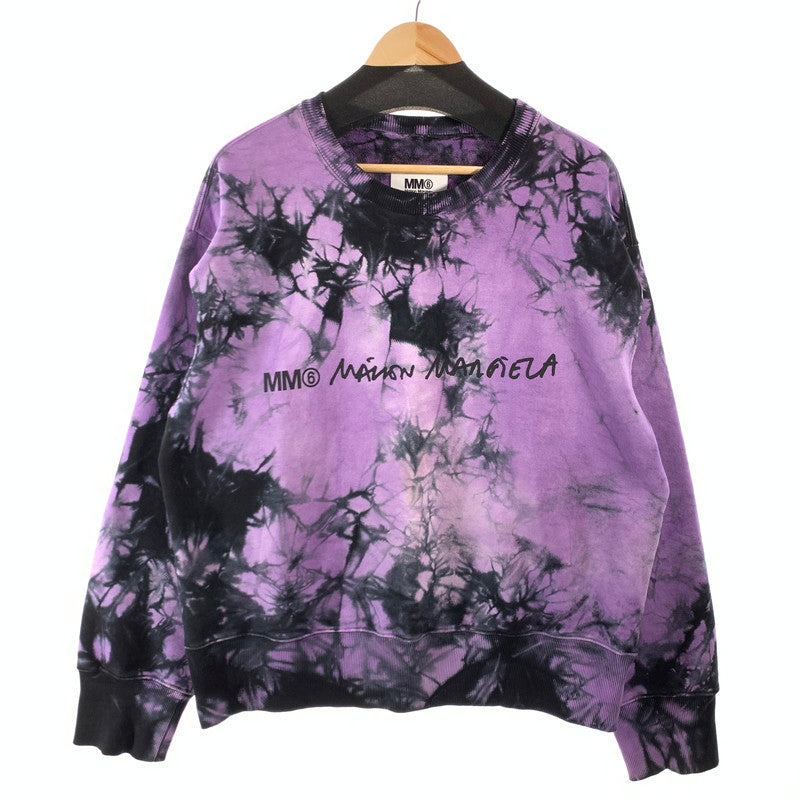 【中古品】【メンズ】 MM6 MAISON MARGIELA TIEDYE SWEATSHIRT メゾンマルジェラ MM6 タイダイスウェットシャツ 170-260606-gm-07-fuz サイズ：XS カラー：パープル 万代Net店