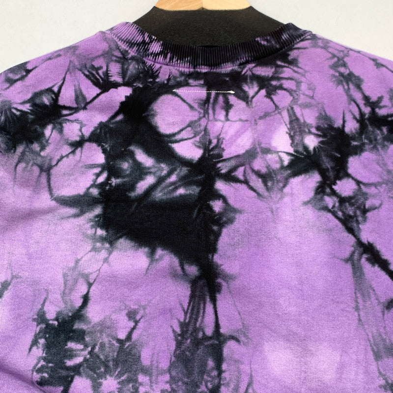【中古品】【メンズ】 MM6 MAISON MARGIELA TIEDYE SWEATSHIRT メゾンマルジェラ MM6 タイダイスウェットシャツ 170-260606-gm-07-fuz サイズ：XS カラー：パープル 万代Net店
