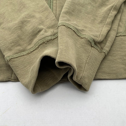 【中古品】【メンズ】 STONE ISLAND DENIMS ZIP PARKA ストーンアイランド ジップアップ デニム パーカー ブランド 古着 141-260606-gm-09-fuz サイズ：L カラー：カーキ 万代Net店