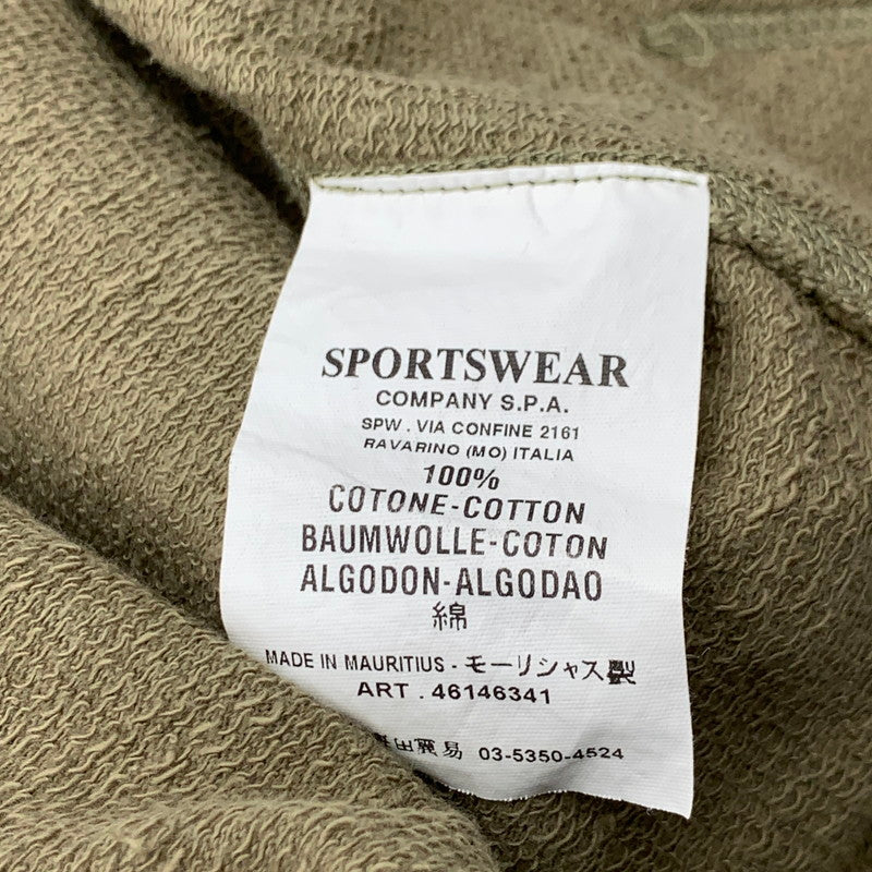 【中古品】【メンズ】 STONE ISLAND DENIMS ZIP PARKA ストーンアイランド ジップアップ デニム パーカー ブランド 古着 141-260606-gm-09-fuz サイズ：L カラー：カーキ 万代Net店