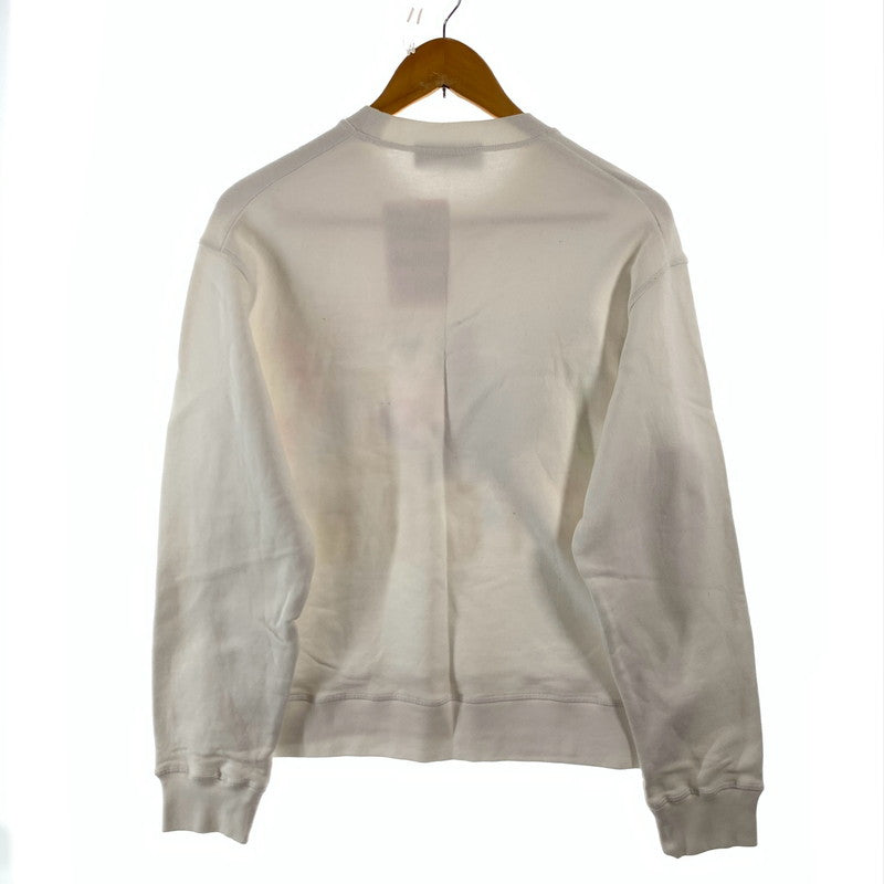 【中古品】【メンズ】 DSQUARED2 CREWNECK SWEATSHIRT ディースクエアード クルーネック スウェット ブランド 古着 170-260606-gm-08-fuz サイズ：XS カラー：ホワイト 万代Net店