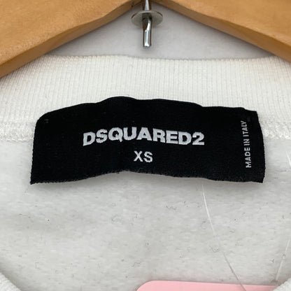 【中古品】【メンズ】 DSQUARED2 CREWNECK SWEATSHIRT ディースクエアード クルーネック スウェット ブランド 古着 170-260606-gm-08-fuz サイズ：XS カラー：ホワイト 万代Net店