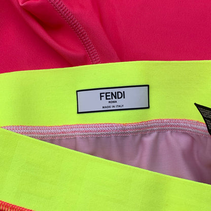 【中古品】【レディース】 FENDI フェンディ ハーフレギンス パンツ ボトムス ブランド 古着 171-260606-gm-16-fuz サイズ：36 カラー：ピンク 万代Net店