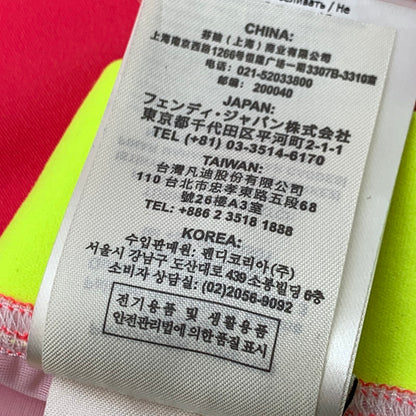 【中古品】【レディース】 FENDI フェンディ ハーフレギンス パンツ ボトムス ブランド 古着 171-260606-gm-16-fuz サイズ：36 カラー：ピンク 万代Net店
