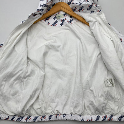 【中古品】【キッズ】 FENDI KIDS フェンディ キッズ ナイロンジャケット ブルゾン ブランド 古着 173-260606-gm-10-fuz サイズ：12(KIDS) カラー：ホワイト 万代Net店