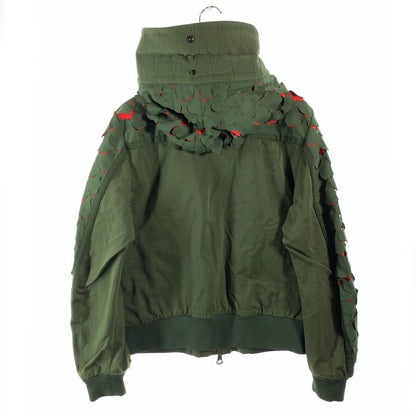【中古品】【メンズ】 MONCLER COWDEN GIUBBOTTO モンクレール ジャケット ブルゾン アウター ブランド 古着 141-260606-gm-14-fuz サイズ：2 カラー：カーキ 万代Net店