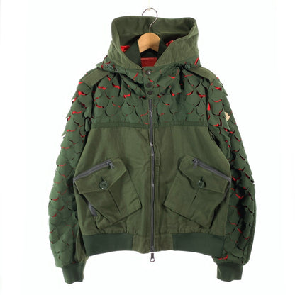 【中古品】【メンズ】 MONCLER COWDEN GIUBBOTTO モンクレール ジャケット ブルゾン アウター ブランド 古着 141-260606-gm-14-fuz サイズ：2 カラー：カーキ 万代Net店