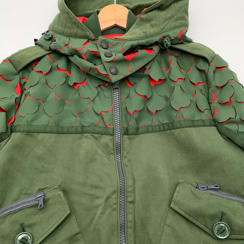 【中古品】【メンズ】 MONCLER COWDEN GIUBBOTTO モンクレール ジャケット ブルゾン アウター ブランド 古着 141-260606-gm-14-fuz サイズ：2 カラー：カーキ 万代Net店