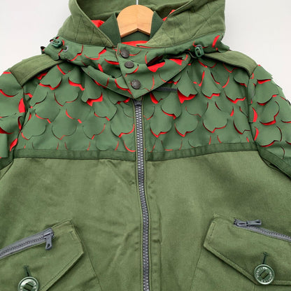 【中古品】【メンズ】 MONCLER COWDEN GIUBBOTTO モンクレール ジャケット ブルゾン アウター ブランド 古着 141-260606-gm-14-fuz サイズ：2 カラー：カーキ 万代Net店