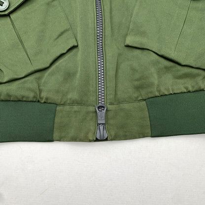 【中古品】【メンズ】 MONCLER COWDEN GIUBBOTTO モンクレール ジャケット ブルゾン アウター ブランド 古着 141-260606-gm-14-fuz サイズ：2 カラー：カーキ 万代Net店