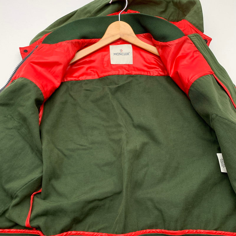 【中古品】【メンズ】 MONCLER COWDEN GIUBBOTTO モンクレール ジャケット ブルゾン アウター ブランド 古着 141-260606-gm-14-fuz サイズ：2 カラー：カーキ 万代Net店