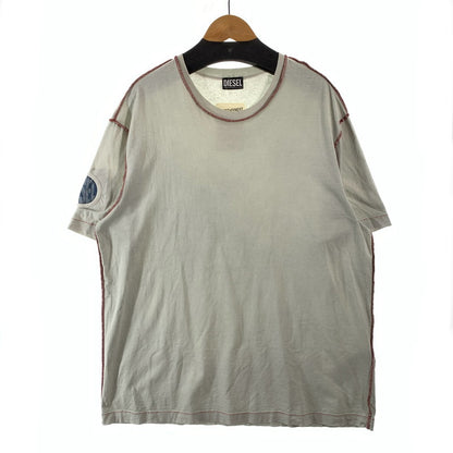 【中古品】【メンズ】 DIESEL ディーゼル 半袖Tシャツ カットソー ブランド 古着 141-260606-gm-11-fuz サイズ：3XL カラー：ブルー 万代Net店