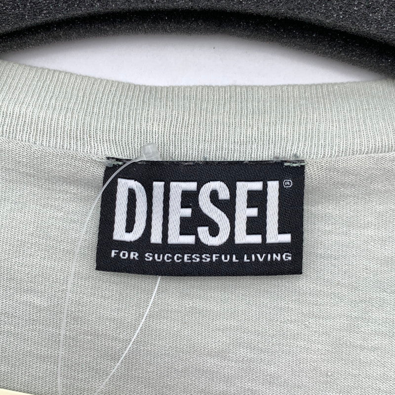 【中古品】【メンズ】 DIESEL ディーゼル 半袖Tシャツ カットソー ブランド 古着 141-260606-gm-11-fuz サイズ：3XL カラー：ブルー 万代Net店