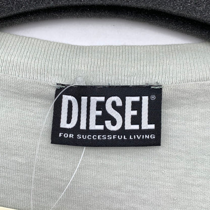 【中古品】【メンズ】 DIESEL ディーゼル 半袖Tシャツ カットソー ブランド 古着 141-260606-gm-11-fuz サイズ：3XL カラー：ブルー 万代Net店