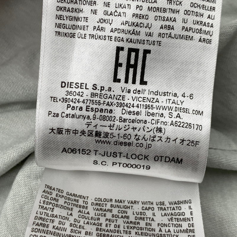 【中古品】【メンズ】 DIESEL ディーゼル 半袖Tシャツ カットソー ブランド 古着 141-260606-gm-11-fuz サイズ：3XL カラー：ブルー 万代Net店
