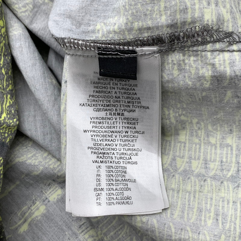 【中古品】【メンズ】 DIESEL ディーゼル 半袖Tシャツ カットソー ブランド 古着 141-260606-gm-12-fuz サイズ：48 カラー：グレー 総柄 万代Net店