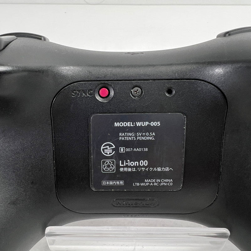 【中古品】 Nintendo WiiU ニンテンドー ウィーユー PRO コントローラー プロコン 024-260607-mh-17-fuz 万代Net店