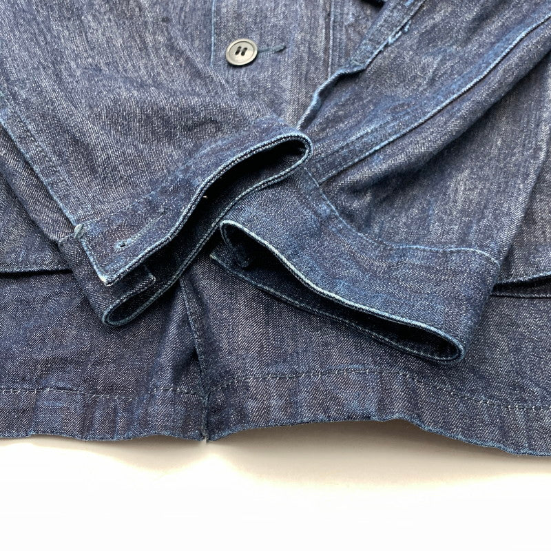 【中古品】【メンズ】 AVIREX 6185100 BDU SHIRT JACKET アヴィレックス BDUシャツ 長袖シャツジャケット ミリタリー ブランド 古着 145-260628-gm-10-fuz サイズ：M カラー：ブルー 万代Net店