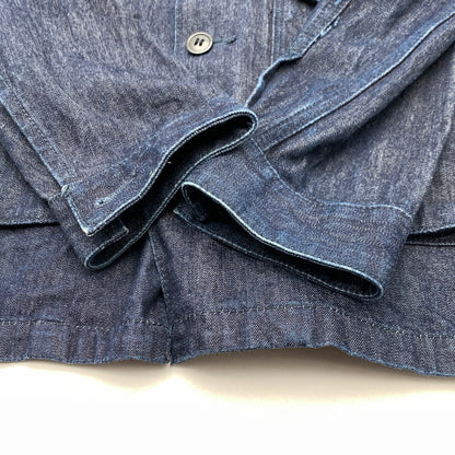 【中古品】【メンズ】 AVIREX 6185100 BDU SHIRT JACKET アヴィレックス BDUシャツ 長袖シャツジャケット ミリタリー ブランド 古着 145-260628-gm-10-fuz サイズ：M カラー：ブルー 万代Net店