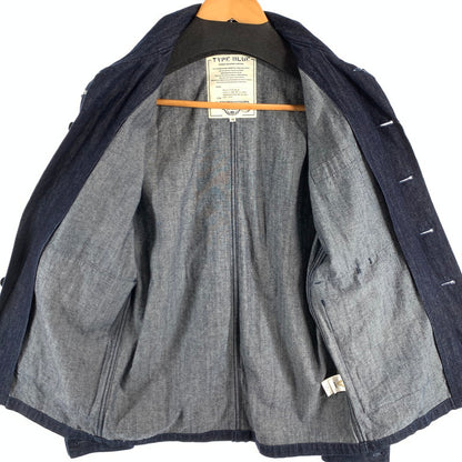 【中古品】【メンズ】 AVIREX 6185100 BDU SHIRT JACKET アヴィレックス BDUシャツ 長袖シャツジャケット ミリタリー ブランド 古着 145-260628-gm-10-fuz サイズ：M カラー：ブルー 万代Net店