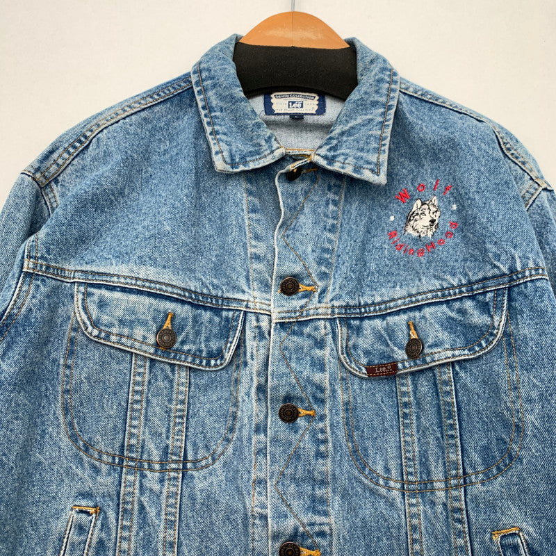 【中古品】【メンズ】 LEE リー デニムジャケット アウター ブランド 古着 145-260628-gm-09-fuz サイズ：L カラー：ブルー 万代Net店