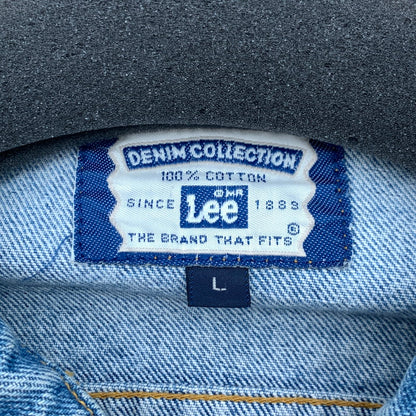 【中古品】【メンズ】 LEE リー デニムジャケット アウター ブランド 古着 145-260628-gm-09-fuz サイズ：L カラー：ブルー 万代Net店