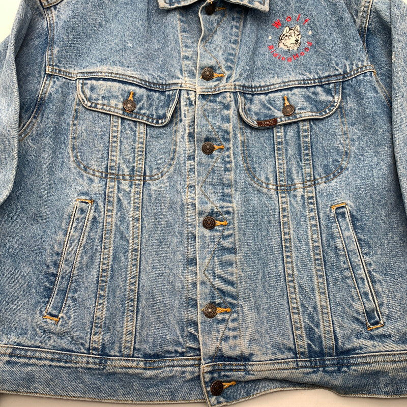 【中古品】【メンズ】 LEE リー デニムジャケット アウター ブランド 古着 145-260628-gm-09-fuz サイズ：L カラー：ブルー 万代Net店
