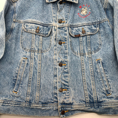 【中古品】【メンズ】 LEE リー デニムジャケット アウター ブランド 古着 145-260628-gm-09-fuz サイズ：L カラー：ブルー 万代Net店