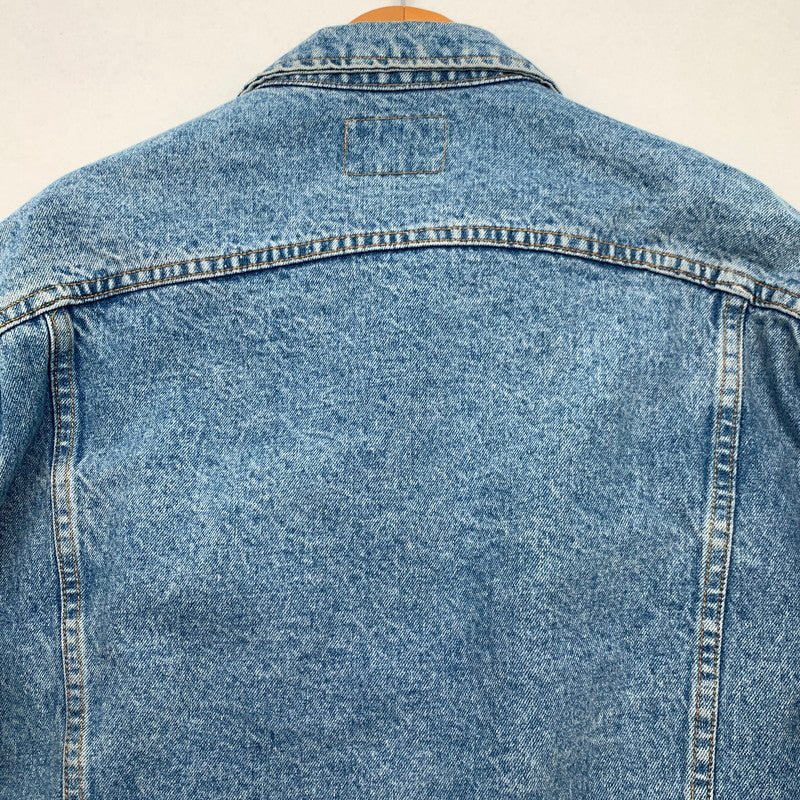 【中古品】【メンズ】 LEE リー デニムジャケット アウター ブランド 古着 145-260628-gm-09-fuz サイズ：L カラー：ブルー 万代Net店