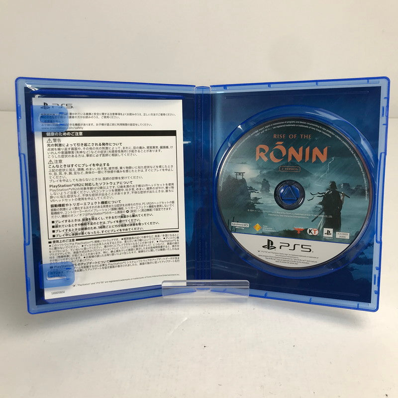 【中古美品】 Rise of the Ronin ライズ・オブ・ローニン Z version PS5 プレステ5 ゲームソフト [CERO区分_Z / 18歳以上対象] 026-260611-io-33-fuz 万代Net店