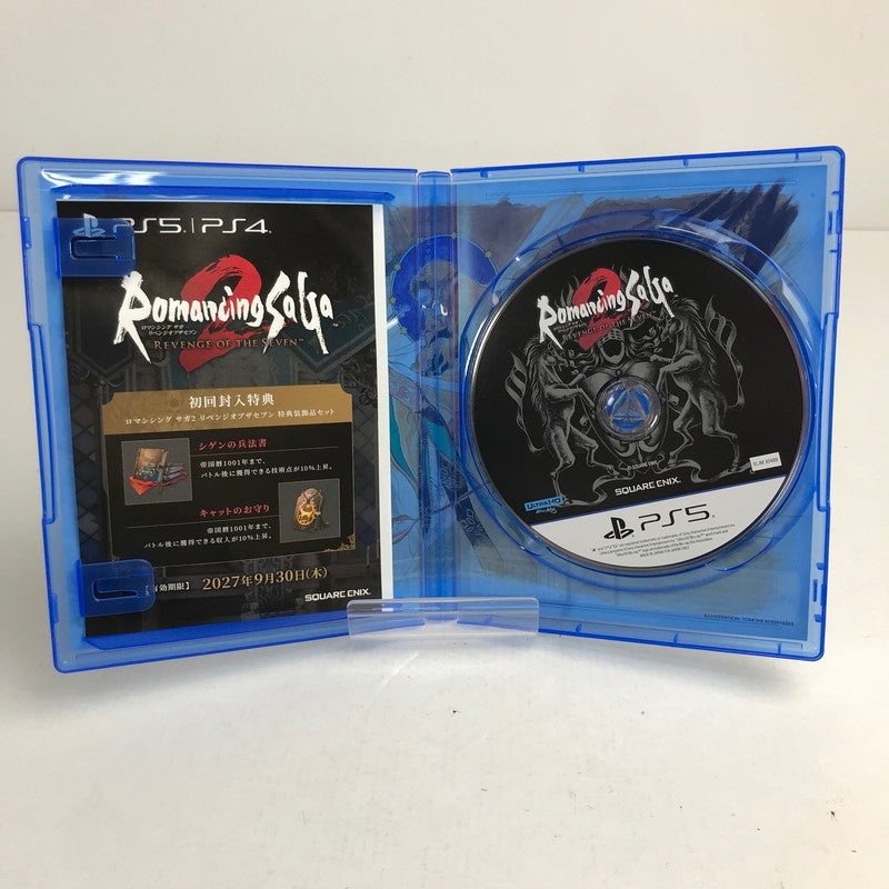 【中古美品】 ロマンシング サガ2 リベンジオブザセブン PS5 プレステ5 ゲームソフト [CERO区分_C/ 15歳以上対象] 026-260611-io-32-fuz 万代Net店