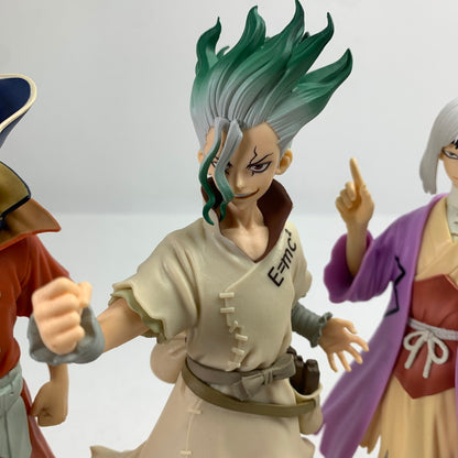 【中古品】 Dr.STONE FIGURE of STONE WORLD 造形の科学 SPECIAL 3体セット 本体のみ 現状渡し品 フィギュア 051-260723-io-48-fuzh 万代Net店