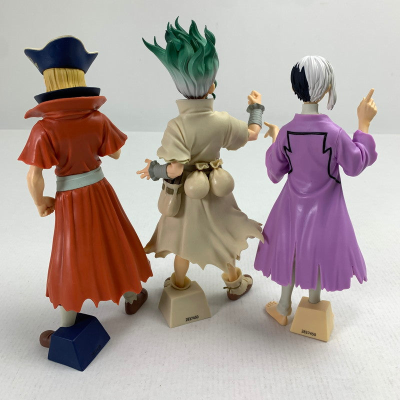 【中古品】 Dr.STONE FIGURE of STONE WORLD 造形の科学 SPECIAL 3体セット 本体のみ 現状渡し品 フィギュア 051-260723-io-48-fuzh 万代Net店