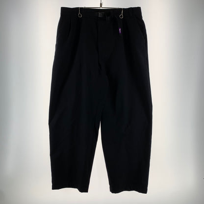 【中古品】【メンズ】 THE NORTH FACE ノースフェイス PURPLE LABEL N24FC083 WIDE TAPERED FIELD PANTS イージーパンツ ワイド テーパード シルエット パンツ ボトムス 古着 155-260607-mh-31-fuz サイズ：36 カラー：ブラック 万代Net店