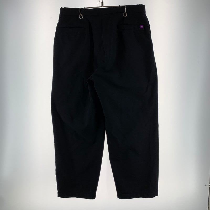 【中古品】【メンズ】 THE NORTH FACE ノースフェイス PURPLE LABEL N24FC083 WIDE TAPERED FIELD PANTS イージーパンツ ワイド テーパード シルエット パンツ ボトムス 古着 155-260607-mh-31-fuz サイズ：36 カラー：ブラック 万代Net店