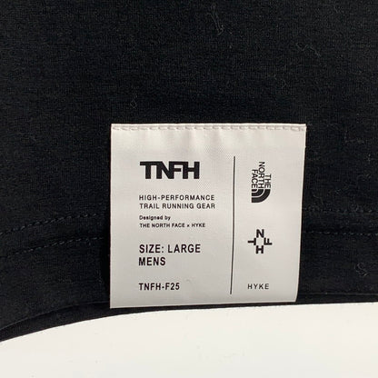 【中古品】【メンズ】 THE NORTH FACE×HYKE SHORT SLEEVE TRAIL CREW ザ・ノースフェイス×ハイク 半袖Tシャツ カットソー ブランド 古着 144-260614-gm-08-fuz サイズ：L カラー：ブラック 万代Net店